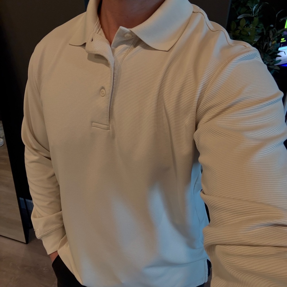 Men's Cream Polo Shirt